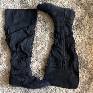 EXTRA WIDE CALF OVER THE KNEE BOOTS SZ 8W